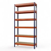 Стеллаж металлический Профи-Т 3000x1845x770 мм. Полки: фанера 6 шт.