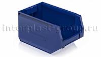 Складской лоток/контейнер для зап. частей, крепежей, синий, 350x225x200 мм