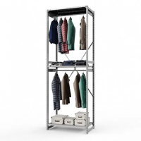 Стеллаж металлический ТСУ Универсал, 3000x1060x600 мм.Штанги: 2шт. Полки: метал. усил. перф. 3 шт.