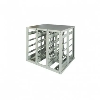 Стеллаж с направляющими стационарный двусторонний V3-30 ячеек