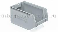 Складской лоток/контейнер для зап. частей, крепежей, серый, 350x225x200 мм