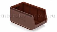 Складской лоток/контейнер для зап. частей, крепежей, коричневый, 500x300x250 мм