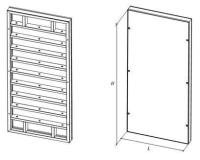 Щит линейный 1,2х3,0м профиль 2,5 мм