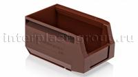 Складской лоток/контейнер для зап. частей, крепежей, коричневый, 250x150x130 мм