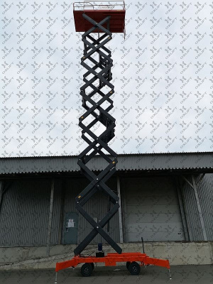 Ножничный подъемник QX-030-160 OXLIFT 16000 мм 300 кг