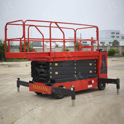 Самоходный ножничный подъемник QZ-030-090 WD OXLIFT 9000 мм 300 кг
