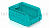 Складской лоток/контейнер для зап. частей, крепежей, бирюзовый, 300x225x150 мм