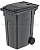 Мусорный контейнер 360 л серый