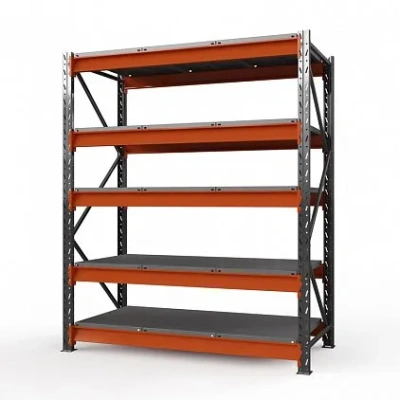 Стеллаж металлический Оптима, 4000x1250x785 мм. Полки: 5 шт. метал.